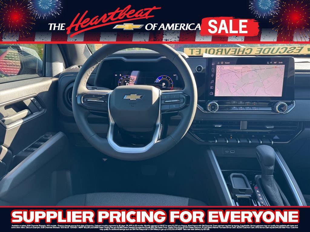 New 2026 Chevrolet Colorado W/T w/ WT Custom Package RWD image 9