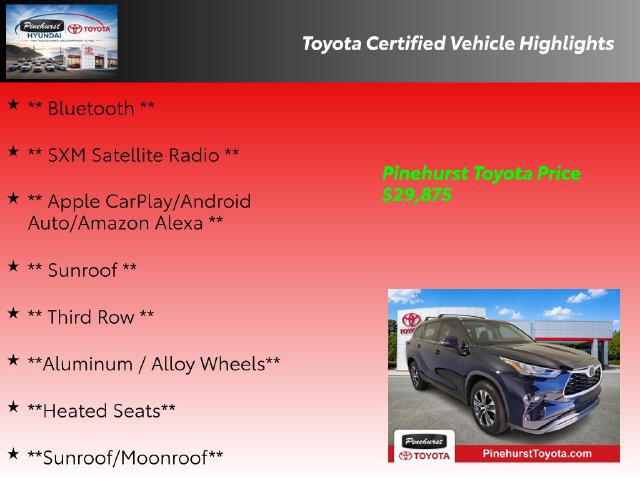 Certified 2020 Toyota Highlander XLE FWD image 19