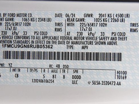 Used 2024 Ford Escape Active w/ Tech Pack #1 AWD/4WD image 15