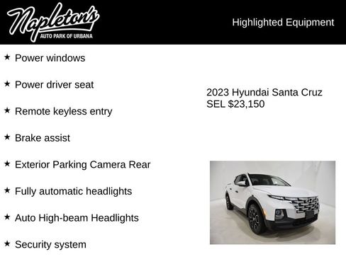 Used 2023 Hyundai Santa Cruz SEL image 15