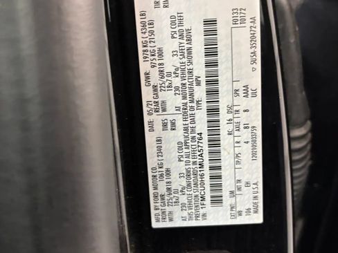 Used 2021 Ford Escape SEL FWD image 51