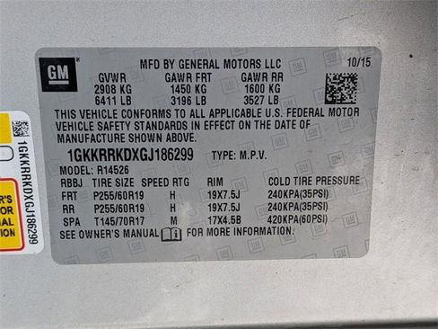 Certified 2016 GMC Acadia SLT w/ Open Road Package image 34