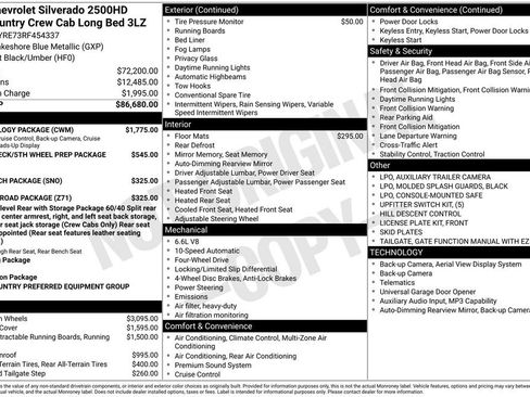 Used 2024 Chevrolet Silverado 2500 High Country w/ Technology Package AWD/4WD image 5