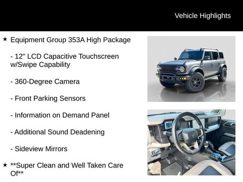 Used 2023 Ford Bronco Wildtrak AWD/4WD image 6