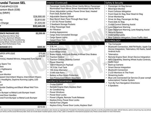 Certified 2023 Hyundai Tucson SEL w/ Convenience Package FWD image 5