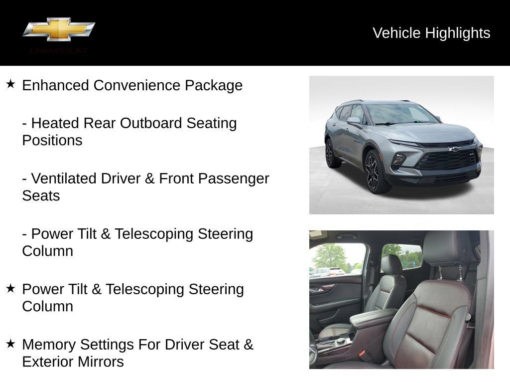 Used 2023 Chevrolet Blazer RS w/ Enhanced Convenience Package AWD/4WD image 19