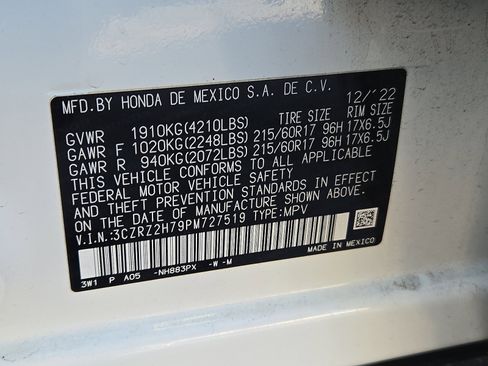 Certified 2023 Honda HR-V EX-L image 26