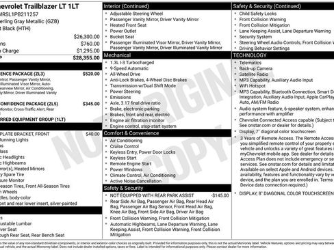 Used 2023 Chevrolet TrailBlazer LT w/ Convenience Package image 4