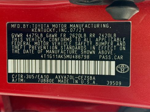 Used 2021 Toyota Camry SE image 39