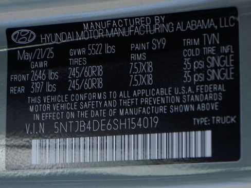 Used 2025 Hyundai Santa Cruz SEL image 40