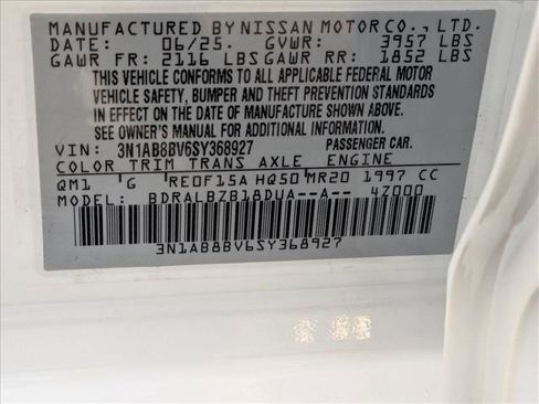 New 2025 Nissan Sentra S image 16