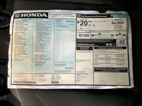 New 2026 Honda Ridgeline TrailSport image 14
