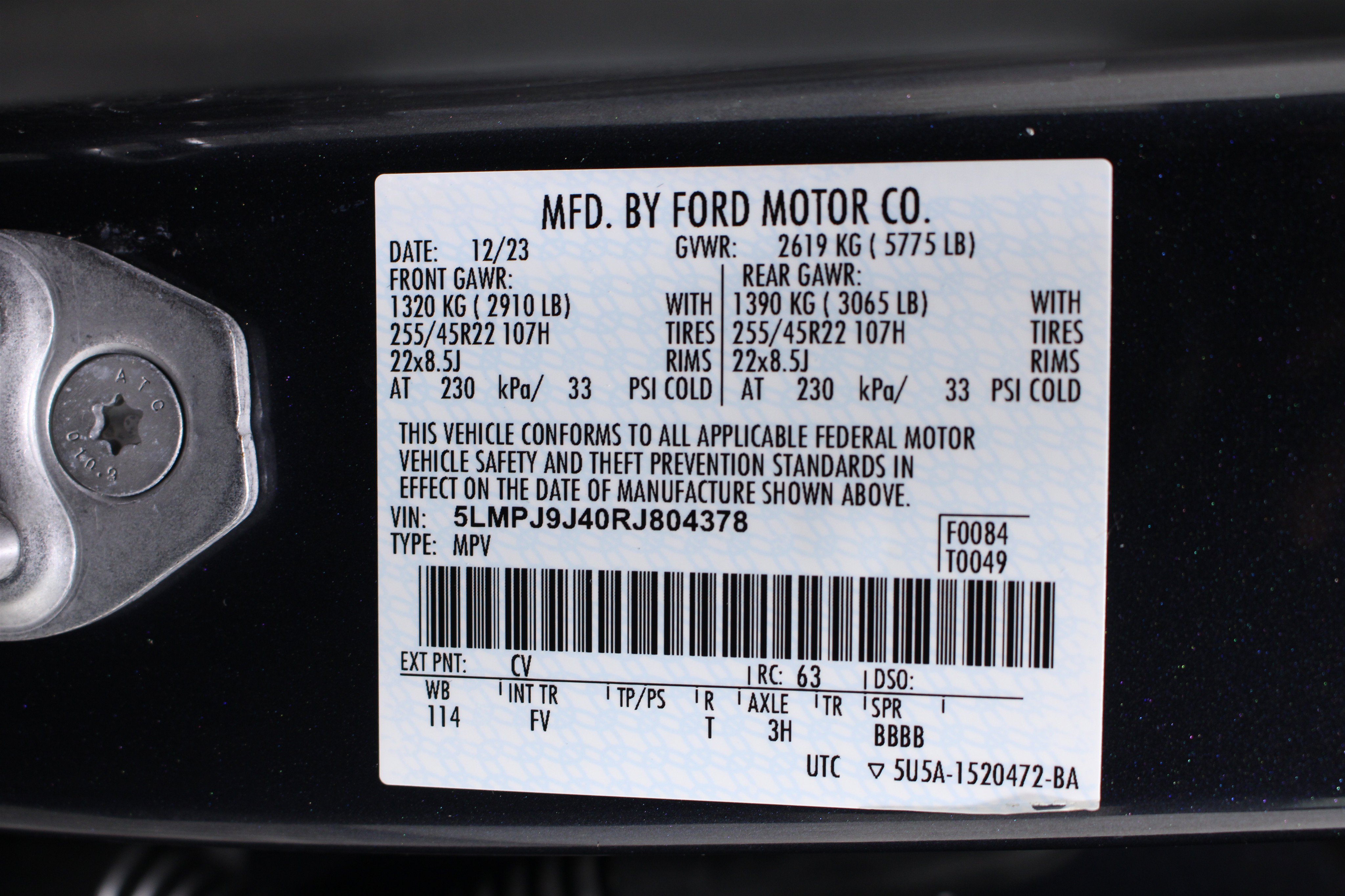 Used 2024 Lincoln Nautilus Black Label AWD/4WD image 44