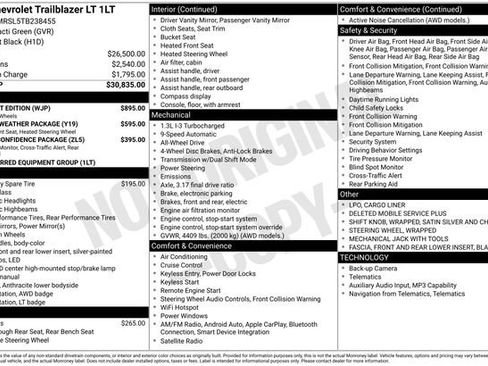 New 2026 Chevrolet TrailBlazer LT w/ Midnight Edition AWD/4WD image 6