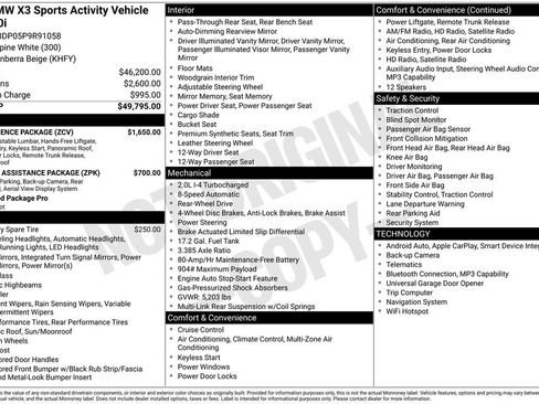 Used 2023 BMW X3 sDrive30i w/ Convenience Package image 36