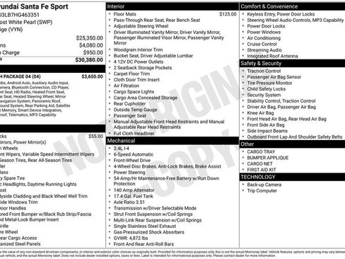 Used 2017 Hyundai Santa Fe Sport w/ 2.4L Tech Package 04 image 13