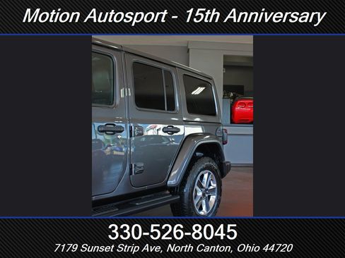 Used 2021 Jeep Wrangler Unlimited Sahara w/ Uconnect 4C Nav & Sound Group AWD/4WD image 52