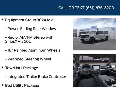 New 2026 Ford F150 XLT w/ Equipment Group 302A MID AWD/4WD image 20
