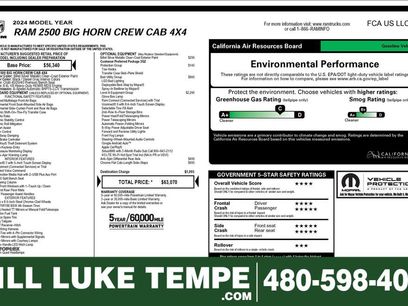 Used 2024 RAM 2500 Big Horn w/ Bed Utility Group