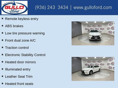 Used 2017 Toyota Camry XLE w/ Moonroof Package FWD image 10