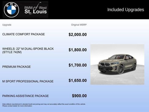 New 2026 BMW X6 xDrive40i w/ Climate Comfort Package image 27