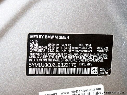 Used 2020 BMW X4 M w/ Executive Package image 46