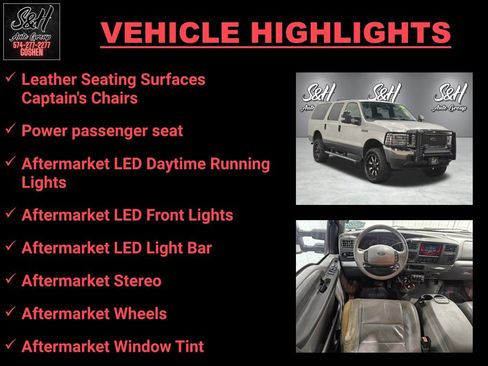Used 2004 Ford Excursion XLT AWD/4WD image 3