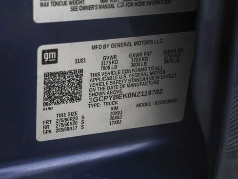 Used 2022 Chevrolet Silverado 1500 Custom w/ Safety Confidence Package AWD/4WD image 49