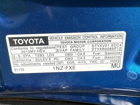 Used 2013 Toyota Prius C Two FWD image 10