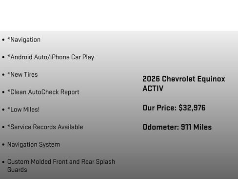 Certified 2026 Chevrolet Equinox ACTIV image 12