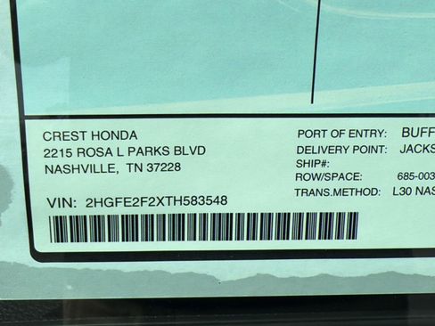 New 2026 Honda Civic LX image 16