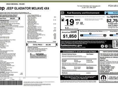 Used 2022 Jeep Gladiator Mojave w/ LED Lighting Group