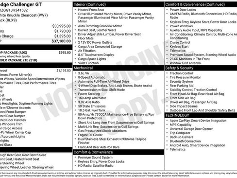 Used 2018 Dodge Challenger GT w/ Blacktop Package image 22