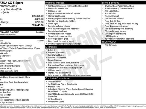 Used 2013 MAZDA CX-5 Sport w/ Bluetooth Audio Pkg image 25