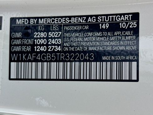 New 2026 Mercedes-Benz C 300 Sedan image 24