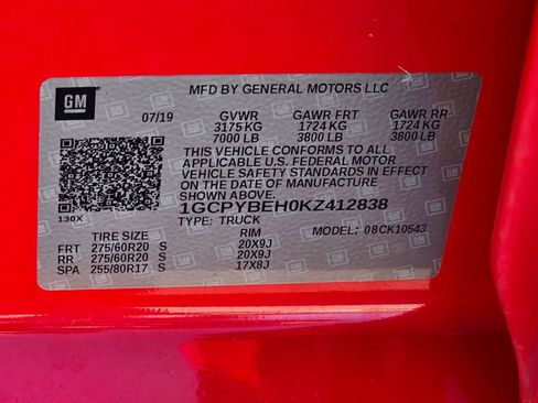 Used 2019 Chevrolet Silverado 1500 Custom w/ Custom Convenience Package image 53