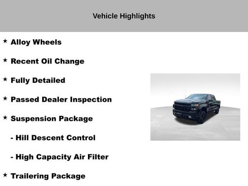 Used 2019 Chevrolet Silverado 1500 Custom Trail Boss w/ Custom Convenience Package AWD/4WD image 9