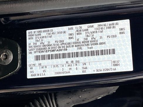 Used 2021 Ford F150 XLT w/ Equipment Group 302A High AWD/4WD image 32