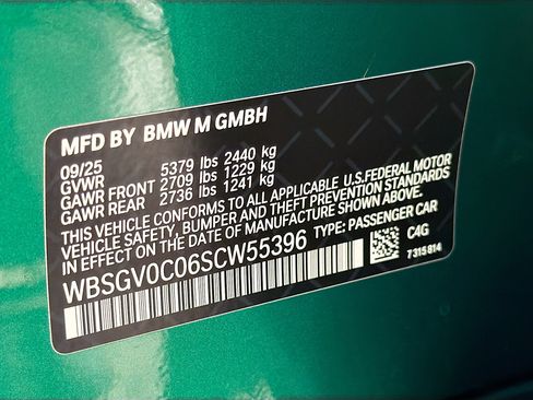 Used 2025 BMW M8 Competition w/ M Carbon Exterior Package image 44