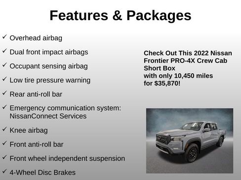Used 2022 Nissan Frontier PRO-4X w/ Pro-4X Premium Package AWD/4WD image 17