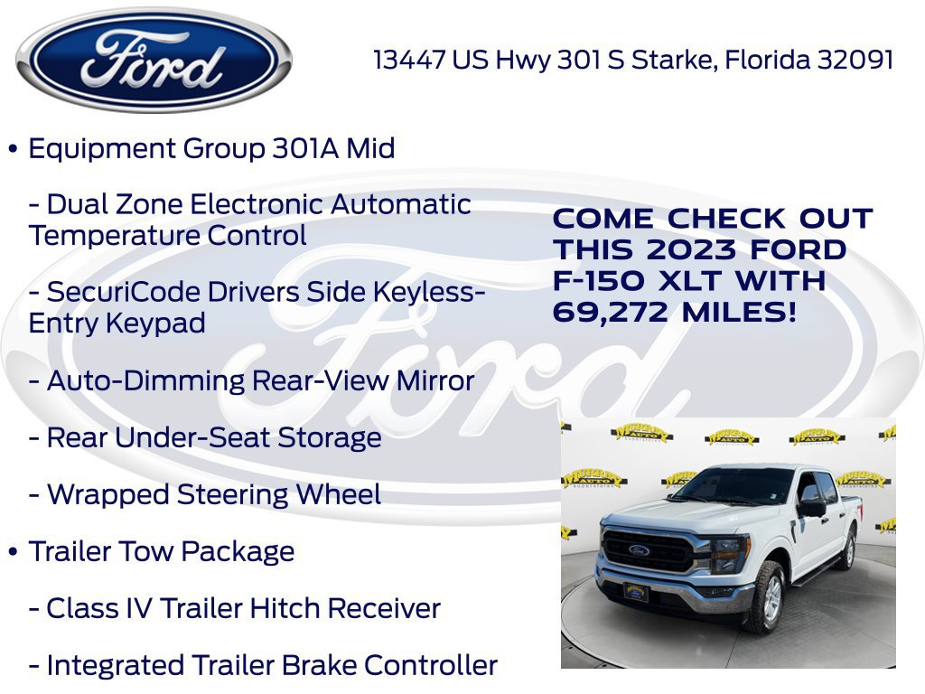 Certified 2023 Ford F150 XLT w/ Equipment Group 301A Mid AWD/4WD image 22
