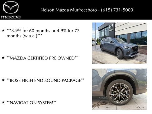 Certified 2025 MAZDA CX-70 Plug-In Hybrid w/ Premium Plus AWD/4WD image 40