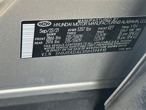 Used 2022 Hyundai Santa Fe Limited w/ Cargo Package image 36