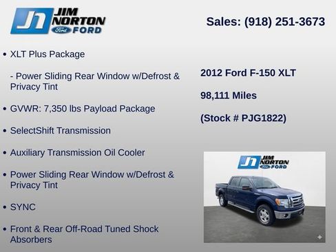 Used 2012 Ford F150 XLT w/ XLT Convenience Pkg AWD/4WD image 14