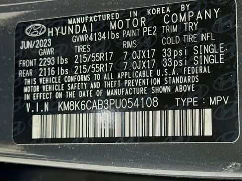 Certified 2023 Hyundai Kona SEL w/ Cargo Package AWD/4WD image 16