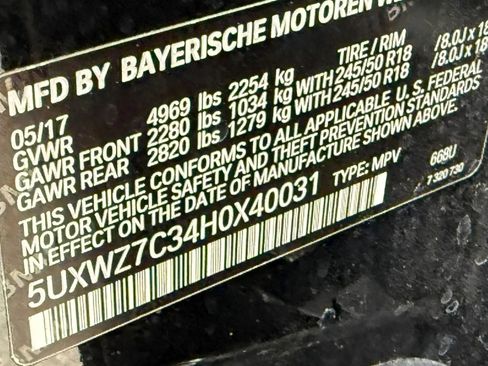 Used 2017 BMW X3 sDrive28i RWD image 12