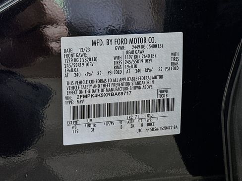 Used 2024 Ford Edge Titanium AWD/4WD image 30