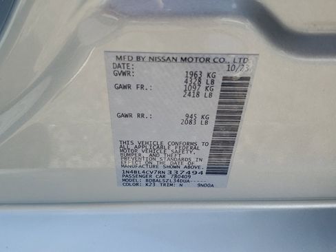 Certified 2024 Nissan Altima 2.5 SR FWD image 23