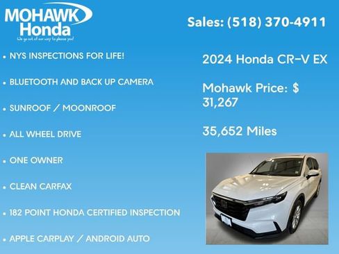 Certified 2024 Honda CR-V EX image 8