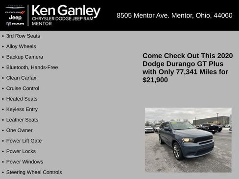Used 2020 Dodge Durango GT image 5